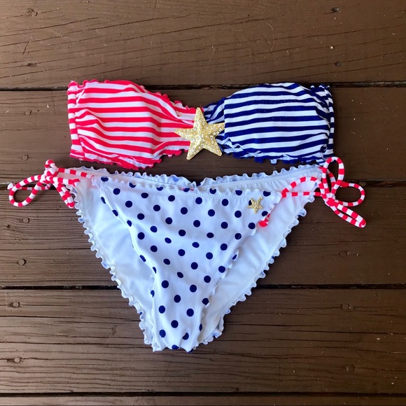 PINK Victoria's Secret Other - Victoria’s Secret American Flag Bikini
